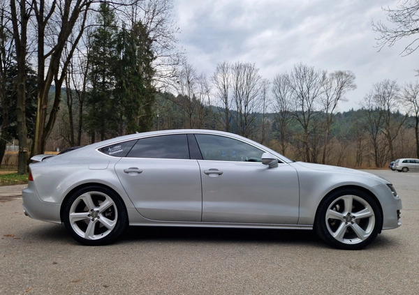 Audi A7 cena 66900 przebieg: 215500, rok produkcji 2011 z Myślenice małe 137